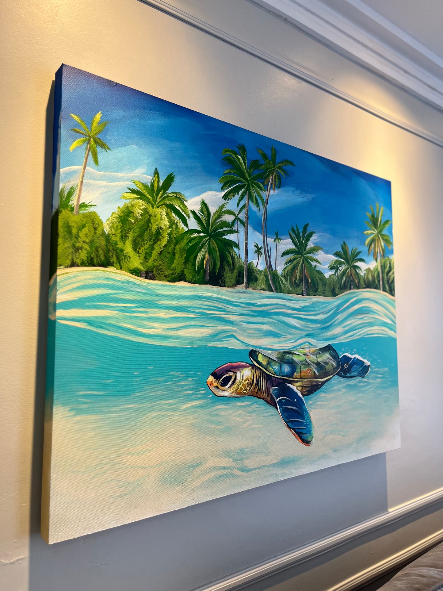 Pintura Quadro Tartaruga | 100x80